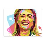 pastel Hillary Clinton Sticker A4 (10 pack)