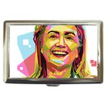 pastel Hillary Clinton Cigarette Money Case