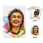 pastel Hillary Clinton Playing Cards Single Design