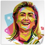 pastel Hillary Clinton Canvas 12  x 12 