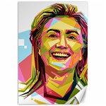 pastel Hillary Clinton Canvas 20  x 30 