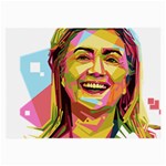 pastel Hillary Clinton Large Glasses Cloth