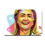 pastel Hillary Clinton Small Doormat