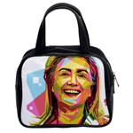 pastel Hillary Clinton Classic Handbag (Two Sides)