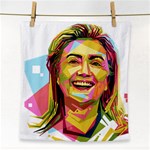 pastel Hillary Clinton Face Towel