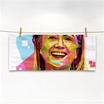 pastel Hillary Clinton Hand Towel