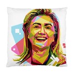 pastel Hillary Clinton Standard Cushion Case (One Side)