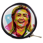 pastel Hillary Clinton Mini Makeup Bag