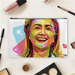 pastel Hillary Clinton Cosmetic Bag (Large)