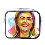 pastel Hillary Clinton Mini Toiletries Bag (One Side)