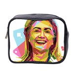 pastel Hillary Clinton Mini Toiletries Bag (Two Sides)