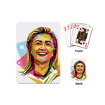 pastel Hillary Clinton Playing Cards (Mini)