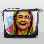 pastel Hillary Clinton Messenger Bag