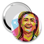 pastel Hillary Clinton 3  Handbag Mirror