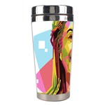 pastel Hillary Clinton Stainless Steel Travel Tumbler