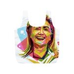 pastel Hillary Clinton Full Print Recycle Bag (S)