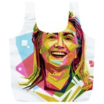 pastel Hillary Clinton Full Print Recycle Bag (XL)