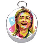 pastel Hillary Clinton Silver Compass