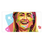 pastel Hillary Clinton Satin Shawl