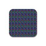 charles Manson Rubber Square Coaster (4 pack)