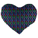 charles Manson Large 19  Premium Heart Shape Cushion