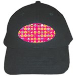 hot pink emoji Black Cap