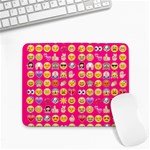 hot pink emoji Small Mousepad