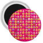 hot pink emoji 3  Magnet