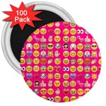 hot pink emoji 3  Magnet (100 pack)