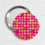 hot pink emoji 2.25  Handbag Mirror