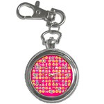 hot pink emoji Key Chain Watch