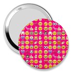 hot pink emoji 3  Handbag Mirror