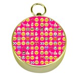 hot pink emoji Gold Compass