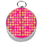 hot pink emoji Silver Compass