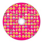 hot pink emoji CD Wall Clock