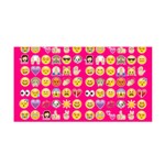 hot pink emoji Satin Wrap