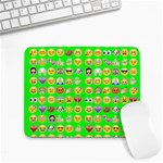 lime green Emoji Small Mousepad