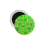 lime green Emoji 1.75  Magnet