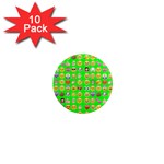 lime green Emoji 1  Mini Magnet (10 pack) 