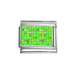 lime green Emoji Italian Charm (9mm)