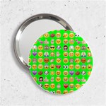 lime green Emoji 2.25  Handbag Mirror