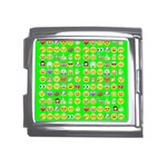 lime green Emoji Mega Link Italian Charm (18mm)