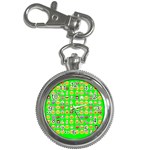 lime green Emoji Key Chain Watch