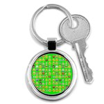 lime green Emoji Key Chain (Round)