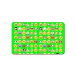 lime green Emoji Magnet (Name Card)