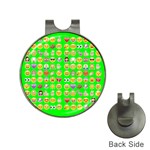 lime green Emoji Golf Ball Marker Hat Clip