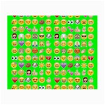 lime green Emoji Small Glasses Cloth