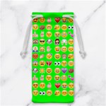 lime green Emoji Jewelry Bag