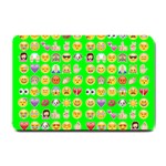 lime green Emoji Small Doormat