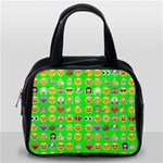 lime green Emoji Classic Handbag (One Side)